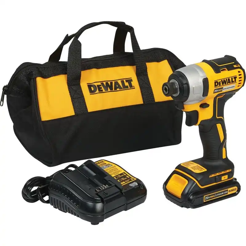 DeWalt DCF787C1 20-Volt MAX Lithium-Ion Brushless 1/4 In. Hex Cordless Impact Driver Kit