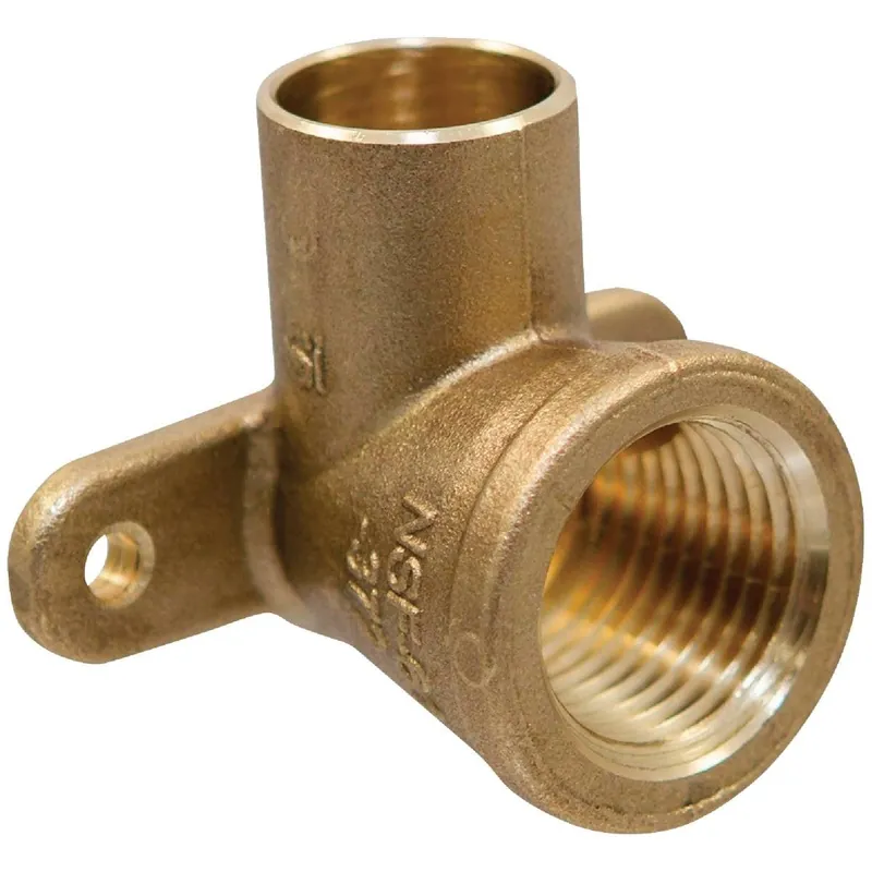 NIBCO BF6695T 1/2 In. C x 3/8 In. F 90 Deg. Drop Ear Copper Elbow (1/4 Bend)