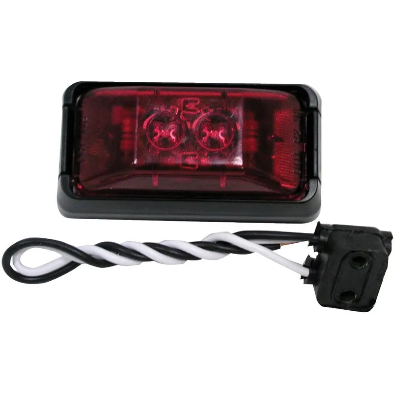 Peterson V153KR Rectangle Red Clearance Light