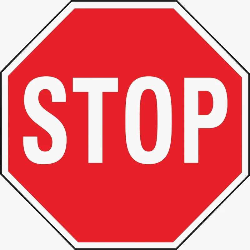 Hy-Ko HW-31 Heavy-Duty Aluminum Sign Stop