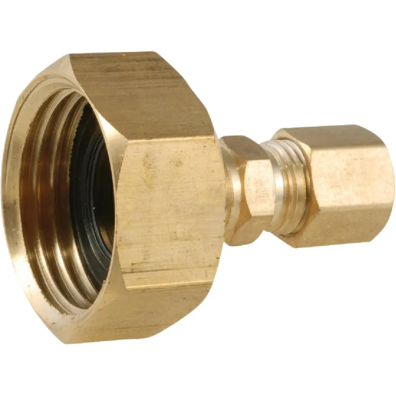 Anderson Metals 757422-1204 Ice Maker Compression Union 1/4 In. OD x 3/4 In. FHT