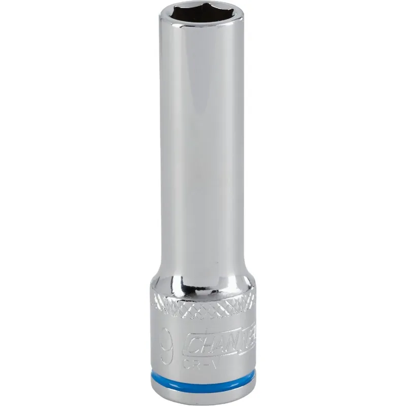 Channellock 397903 3/8 In. Drive 9 mm 6-Point Deep Metric Socket