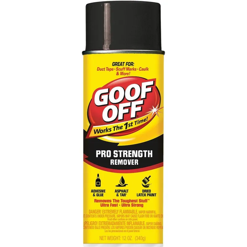Goof Off FG658 Pro Strength Dried Paint Remover 12 Oz