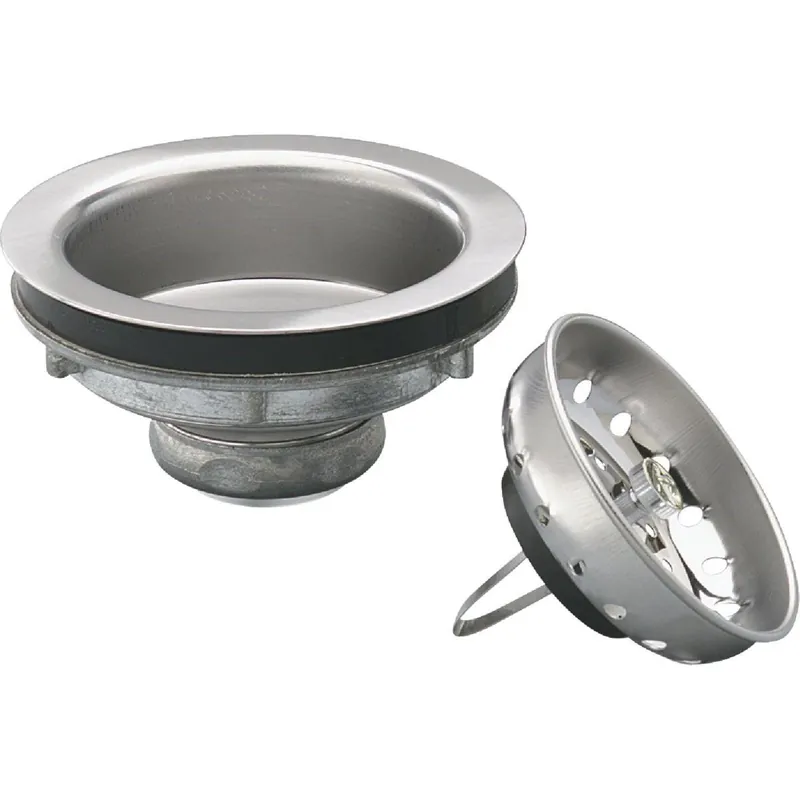 Keeney 1437SS Champion 3-1/2 In. Stainless Steel Basket Strainer Assembly