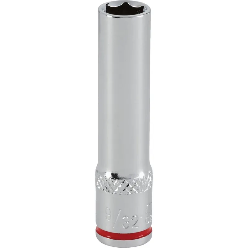 Channellock 397989 1/4 In. Drive 9/32 In. 6-Point Deep Standard Socket