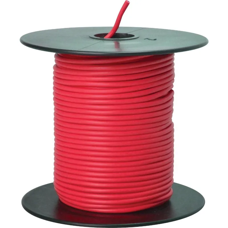 Road Power 55667423 100 Ft. 18 Ga. PVC-Coated Primary Wire Red