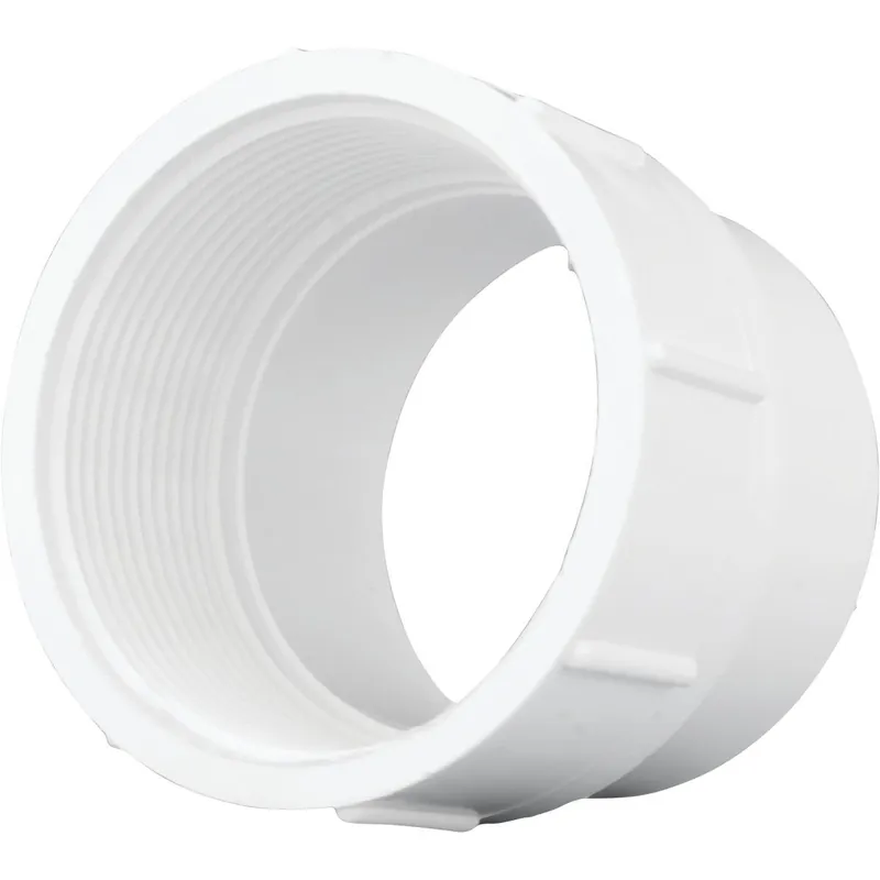 Charlotte Pipe PVC001051000HA 3 In. SPG x 3 In. FIP Schedule 40 DWV PVC Cleanout