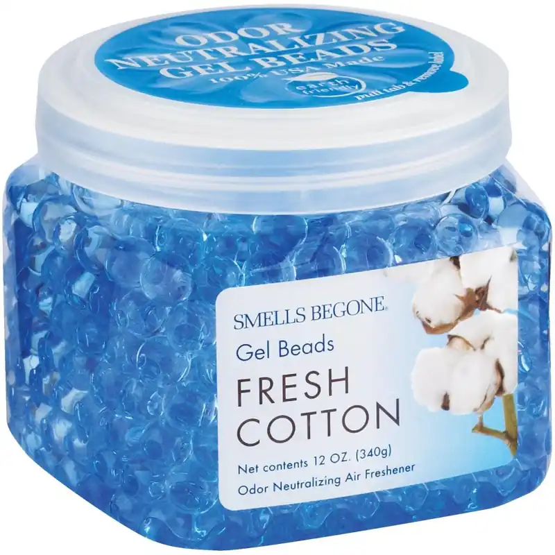 Smells Begone 52012 Gel Beads Fresh Cotton Odor Neutralizer