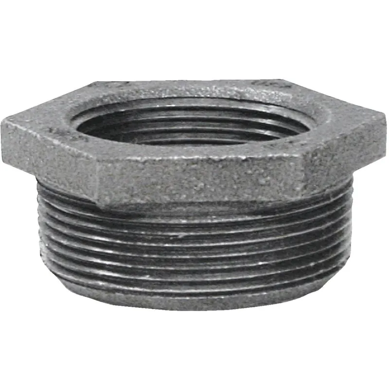 Anvil 8700129904 2 In. x 1-1/4 In. Hexagon Black Iron Bushing