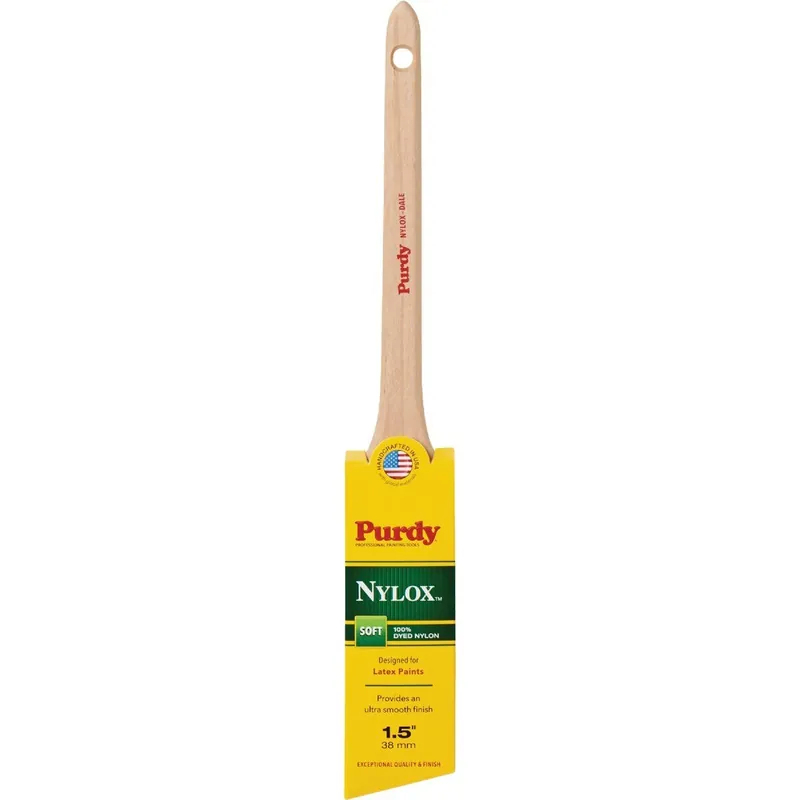 Purdy 144080215 Nylox Dale Soft Paint Brush 1-1/2 In. Angular Trim
