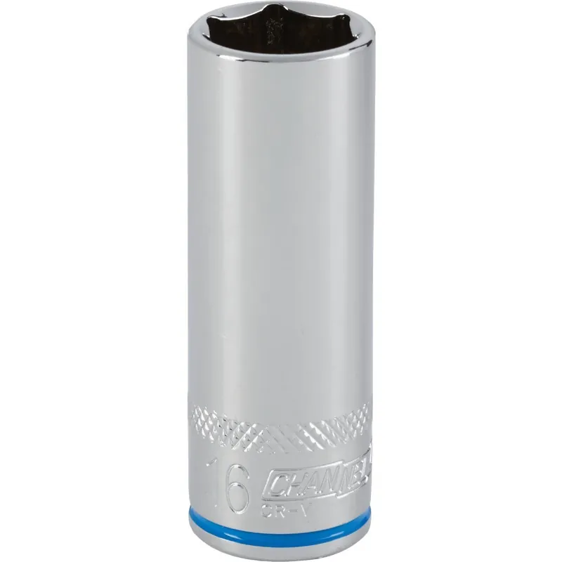 Channellock 389331 3/8 In. Drive 16 mm 6-Point Deep Metric Socket