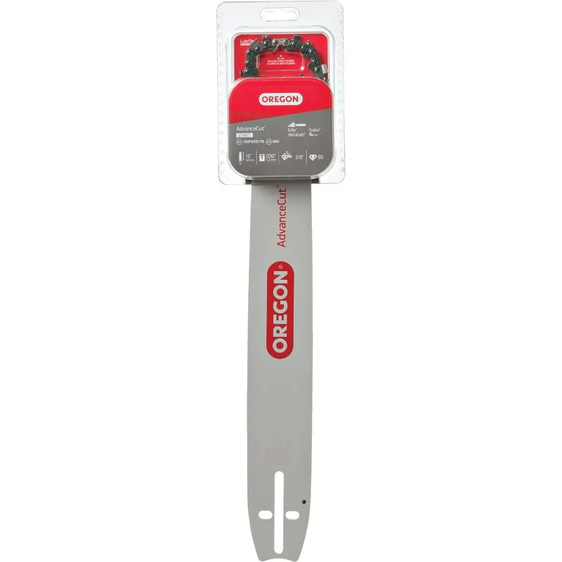 Oregon Cutting 27851 Oregon AdvanceCut 16 In. 60 Drive Links Reversible Bar & Chain Replacement Combo
