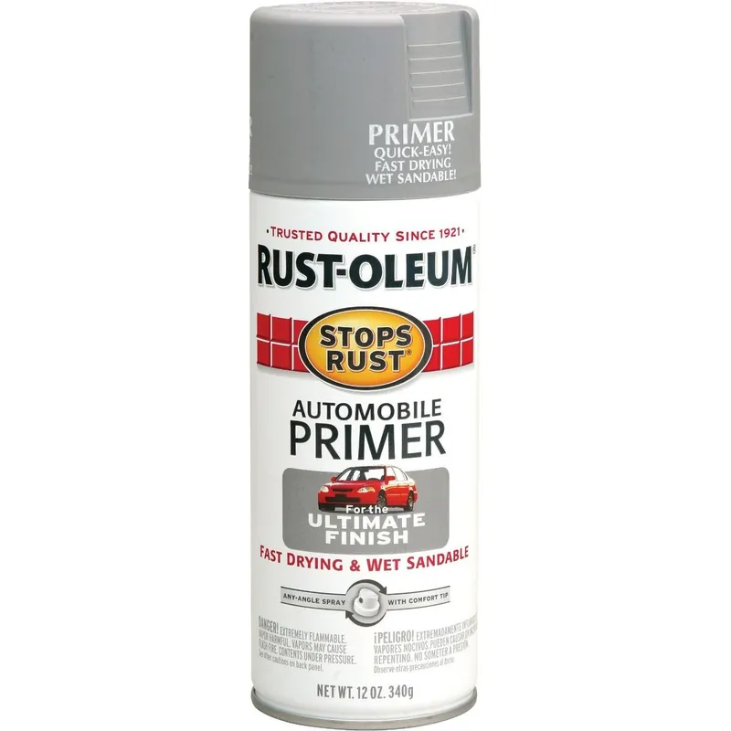 Rust-Oleum 2081830 Stops Rust Light Gray 12 Oz Spray Automotive Paint Primer