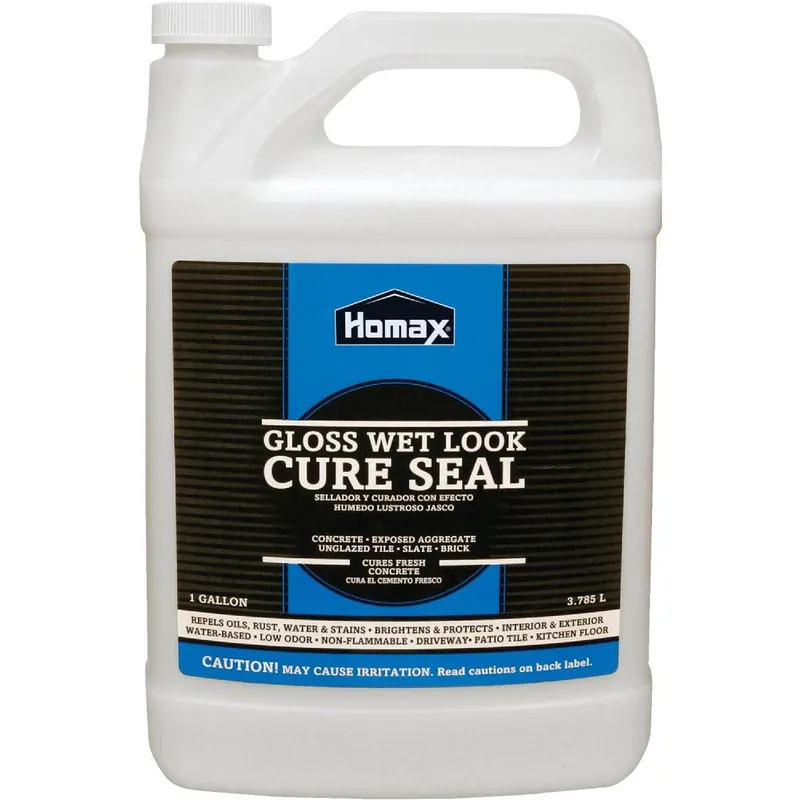 Homax 0613 Clear Natural Wet-Look Concrete Sealer 1 Gal.