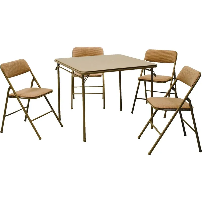 COSCO 14-551-WHD Table & Chair Set 5-Piece