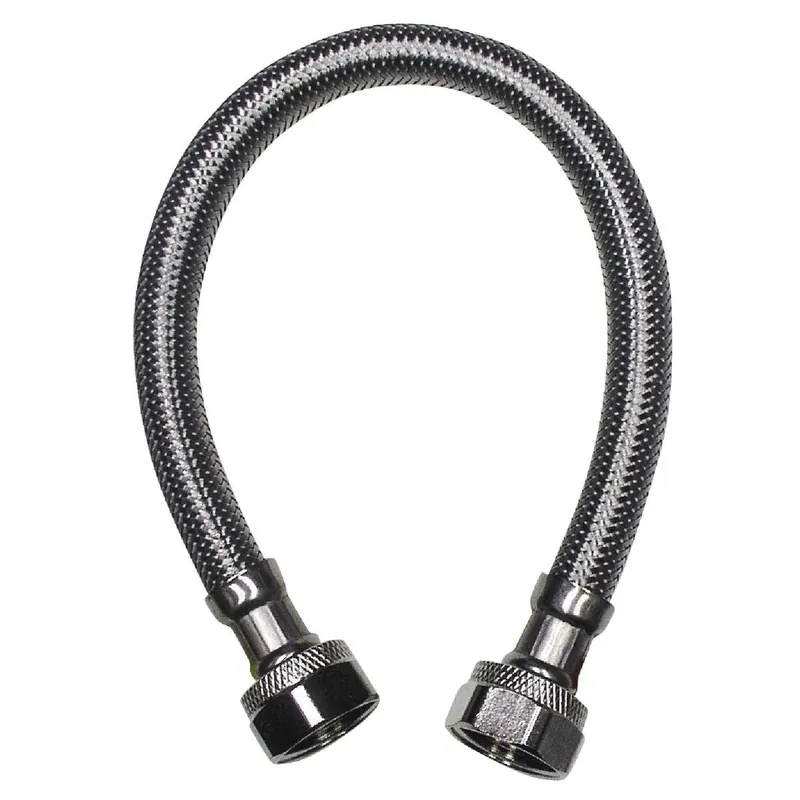 B&K 496-012 MUE496-012 1/2 In. F X 1/2 In. F X 16 In. L Stainless Steel Faucet Connector