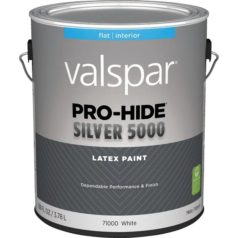 Valspar 028.0071000.007 5000 Latex Flat Interior Wall Paint 1 Gal.