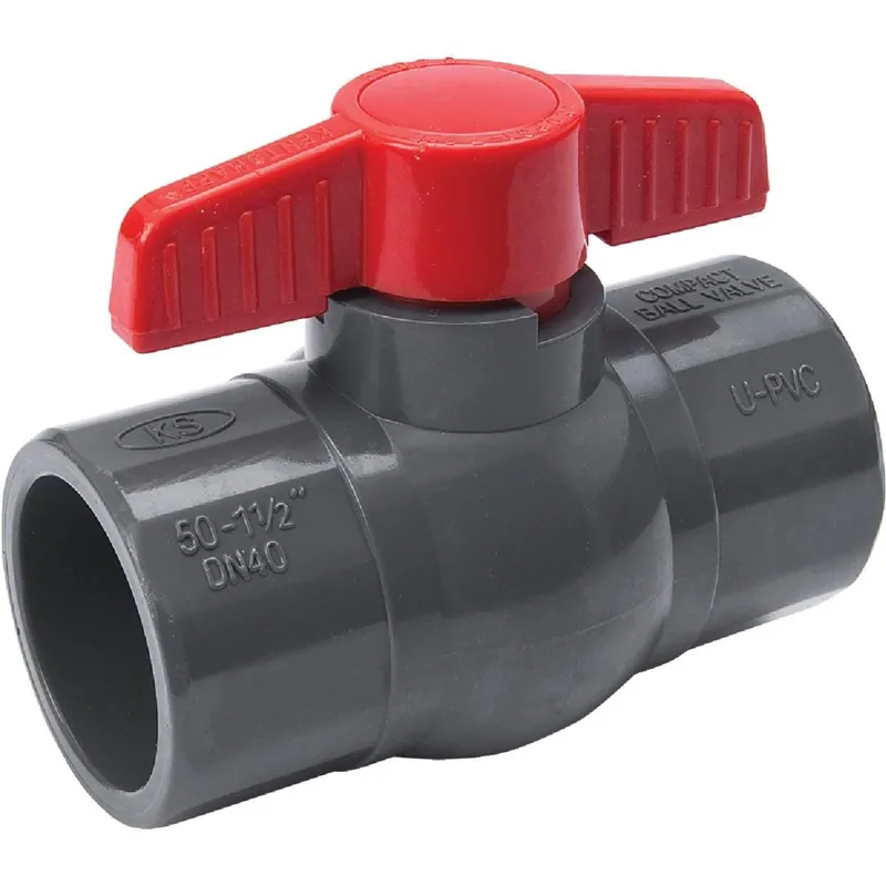 ProLine 107-607 1-1/2 In. S X 1-1/2 In. S PVC Quarter Turn Ball Valve