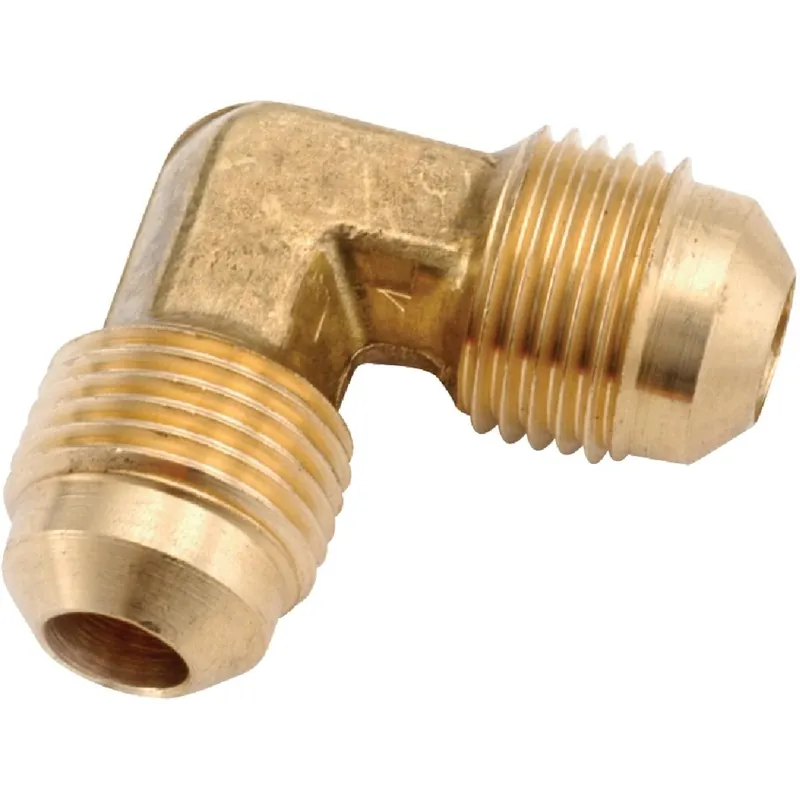 Anderson Metals 754055-08 1/2 In. x 1/2 In. 90 Deg. 2-Way Flare Brass Elbow (1/4 Bend)