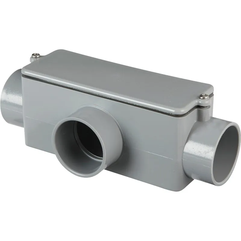 ABB E983HCAR Carlon 1-1/2 In. PVC T Access Fitting