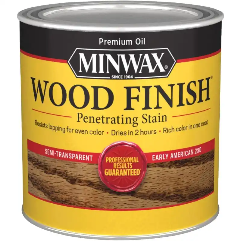 Minwax 223004444 Wood Finish Penetrating Stain Early American 1/2 Pt. Replacement MPN