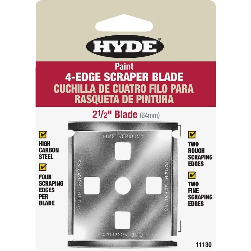 Hyde 11130 2-1/2 In. 4-Edge Replacement Scraper Blade