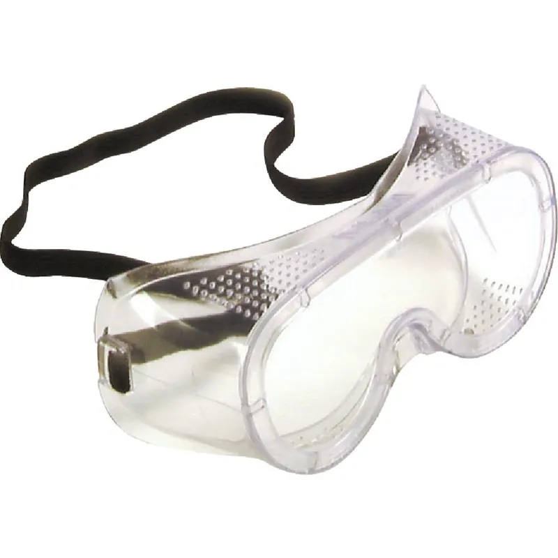Safety Works SW35001 Clear Frame Safety Goggles with Anti-Fog Clear Lenses