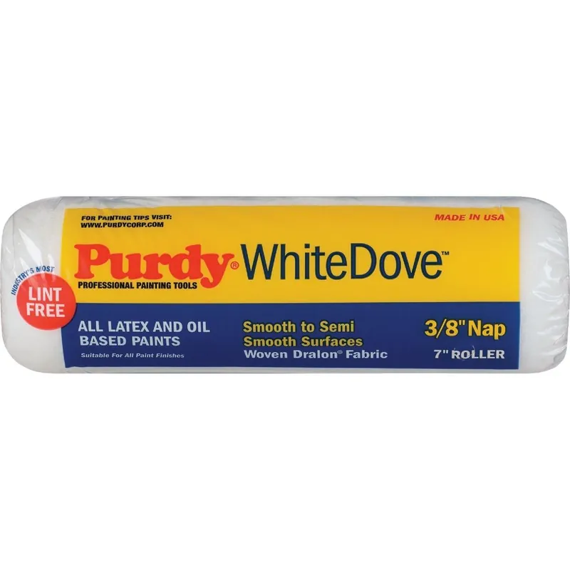 Purdy 14A670072 White Dove 7 In. x 3/8 In. Woven Fabric Roller Cover