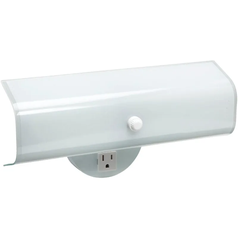 Home Impressions IVL2WH 2-Bulb White Wall Light Fixture
