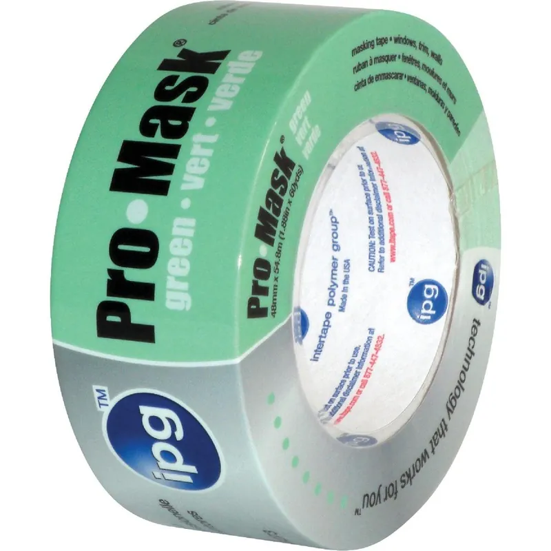 IPG 5805 ProMask Green 1.88 In. x 60 Yd. Professional Green Painter's Grade Masking Tape
