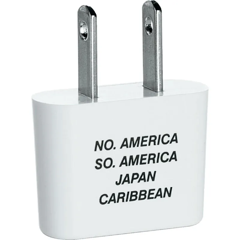 Conair NW3XR Flat 2-Blade Foreign Adapter Plug North America/South America/Japan/Caribbean