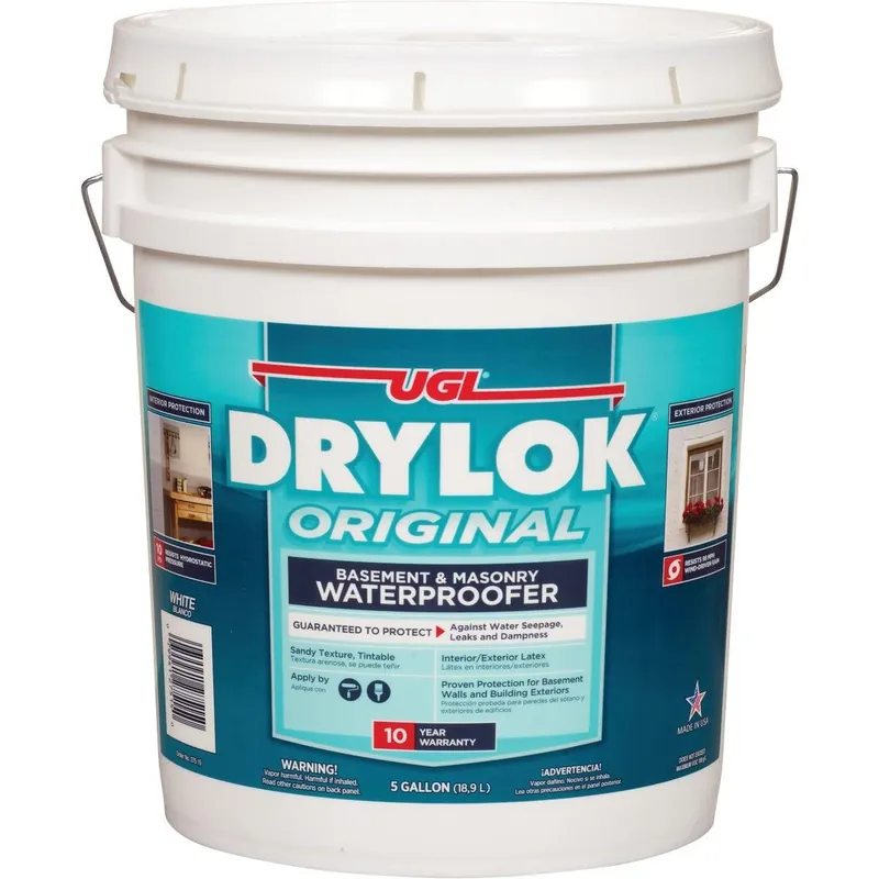 Drylok 27515 White Latex Masonry Waterproofer 5 Gal.