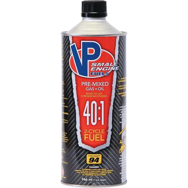 VP Racing Fuels 6295 VP Small Engine Fuels 40:1 Ethanol-Free Gas & Oil Pre-Mix