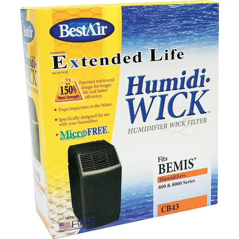 BestAir CB43 Extended Life Humidi-Wick Humidifier Wick Filter