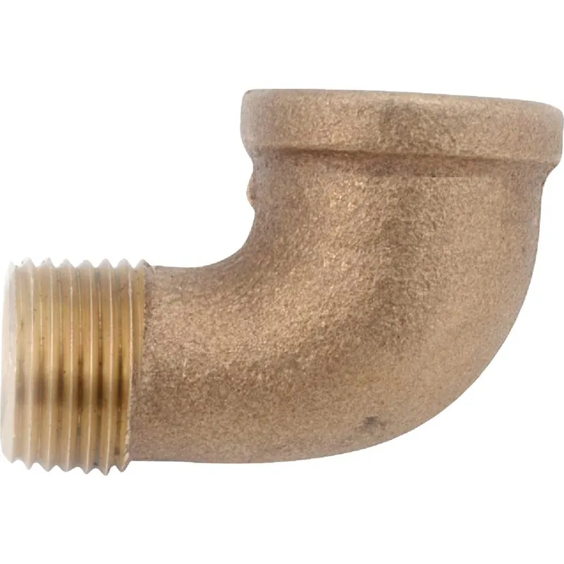 Anderson Metals 738116-12 3/4 In. 90 Deg. Red Brass Threaded Elbow (1/4 Bend)