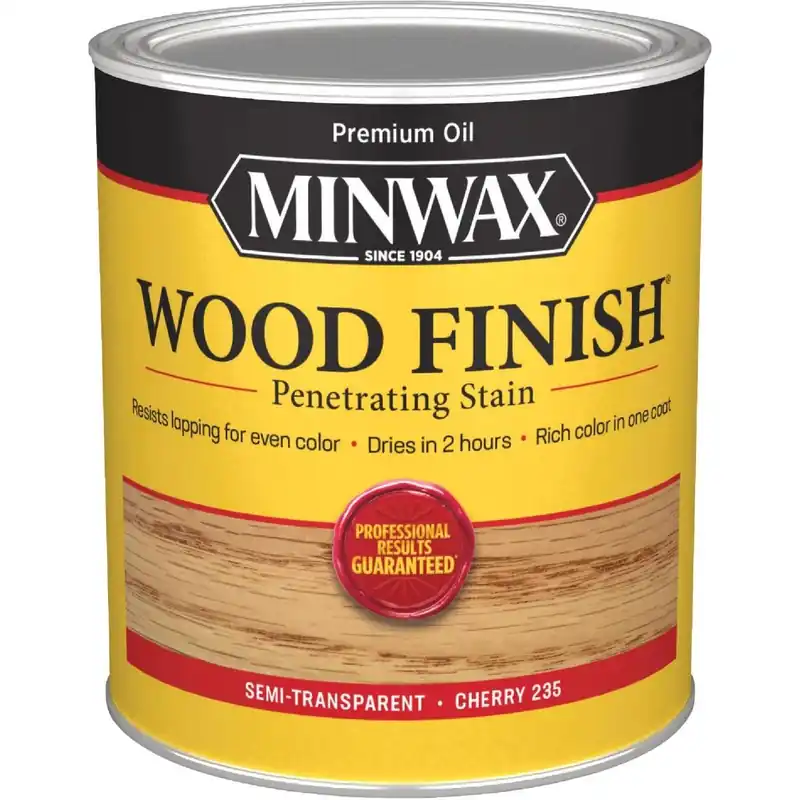 Minwax 70009444 Wood Finish Penetrating Stain Cherry 1 Qt.