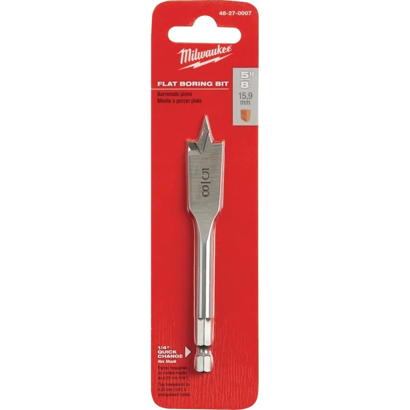 Milwaukee 48-27-0007 Spade Bit 5/8 In. x 4-1/2 In. Replacement MPN