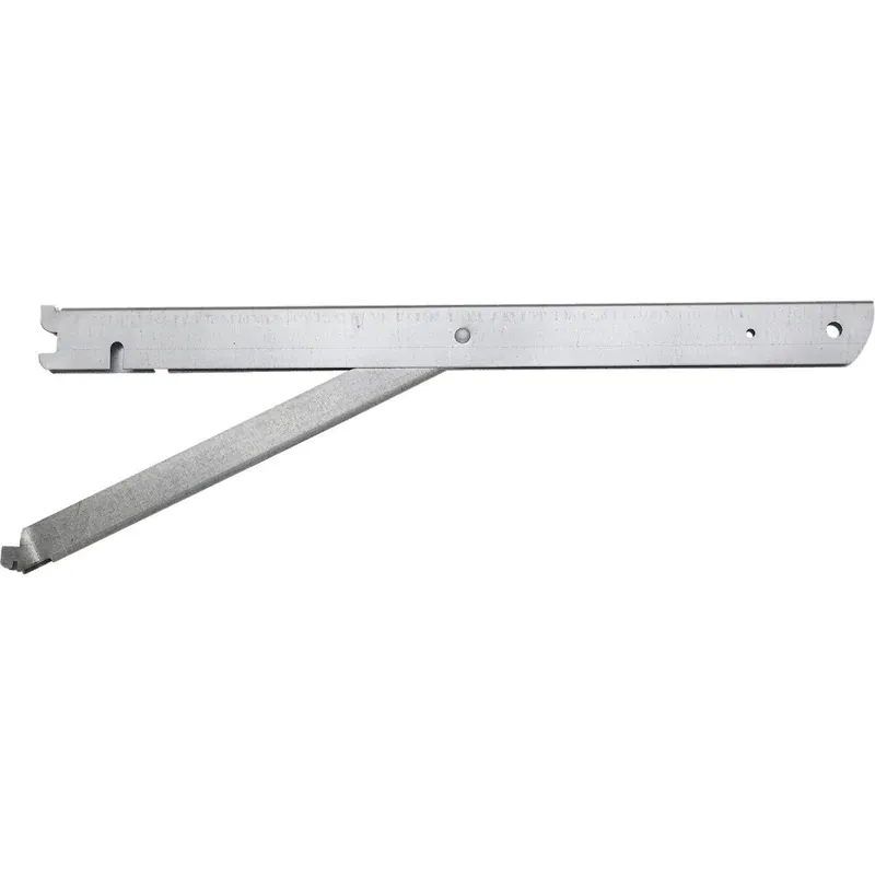 Knape & Vogt BK-0103-22 John Sterling Fast-Mount 20 In. Galvanized Steel Supported Shelf Bracket