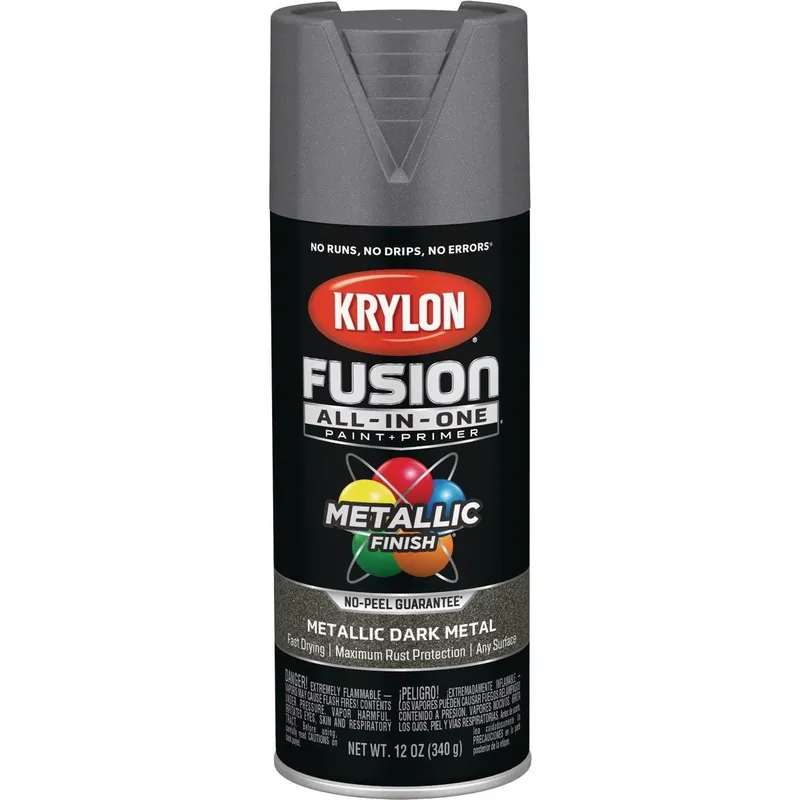 Krylon K02769007 Fusion All-In-One Metallic Spray Paint & Primer Power Each