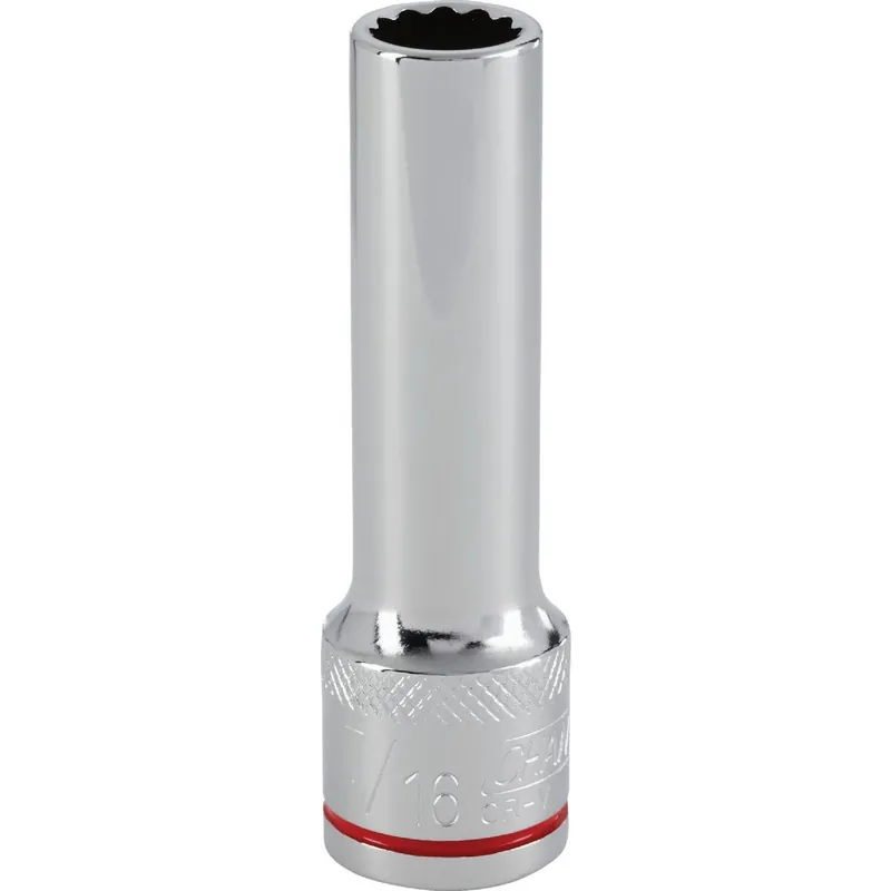 Channellock 302842 1/2 In. drive 7/16 In. 12-point deep standard socket