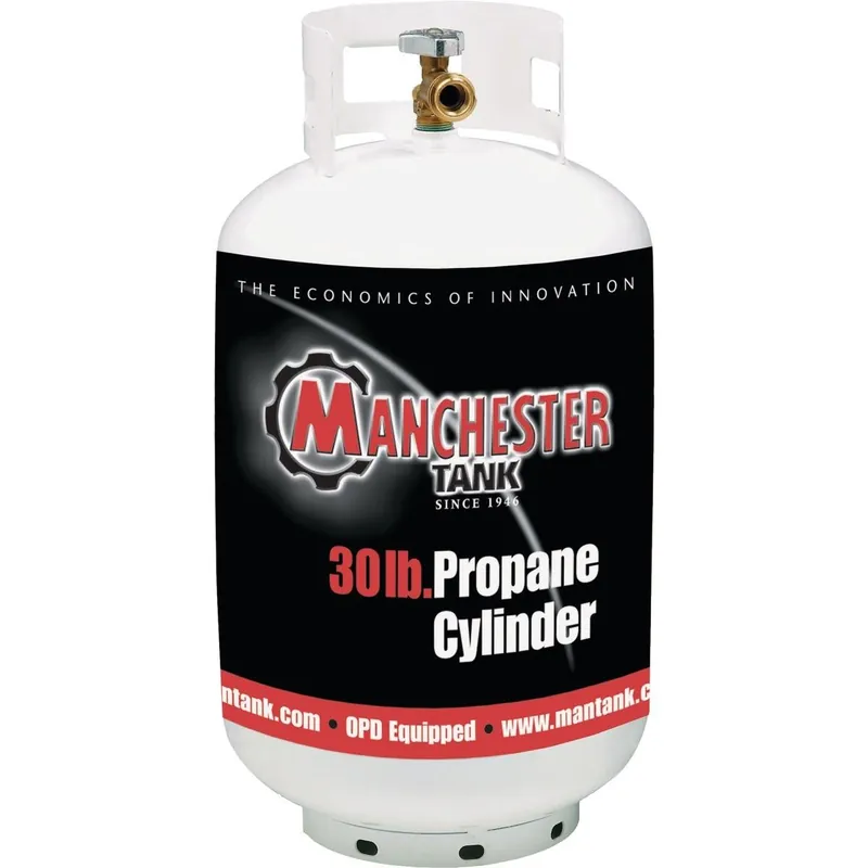 Manchester Tank 1160TCTH.7 30 Lb Capacity Steel TC/DOT Vertical LP Propane Tank