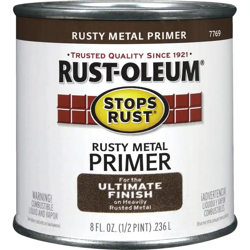 Rust-Oleum 7769730 Rusty Metal Primer Red/Brown 1/2 Pt.