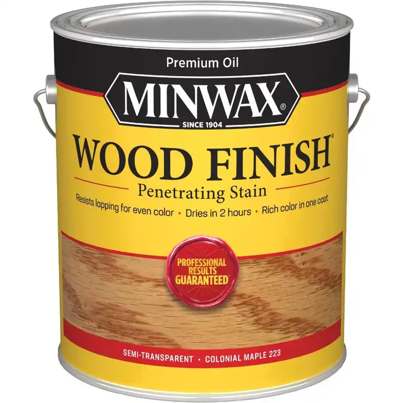 Minwax 71005000 Wood Finish Penetrating Stain Colonial Maple 1 Gal.