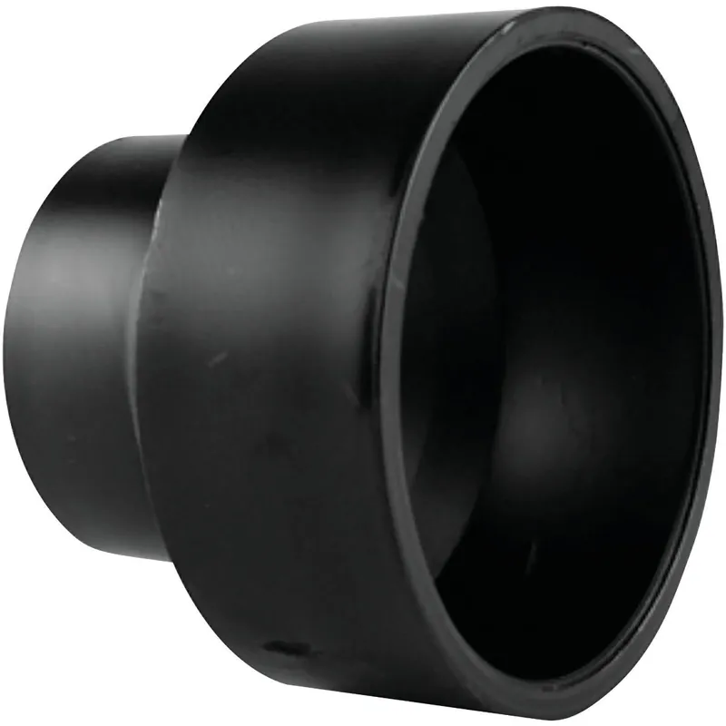 Charlotte Pipe ABS001021200HA 4 In. x 2 In. Hub x Hub Reducing ABS Coupling