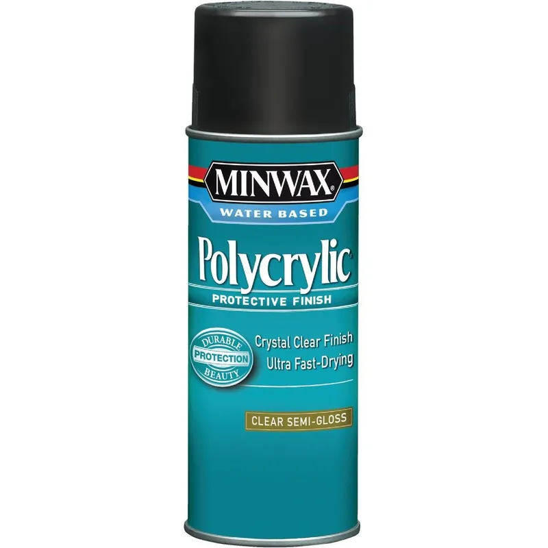 Minwax 34444000 Semi-Gloss Polycrylic Spray Protective Finish Spray Varnish 11.5 Oz