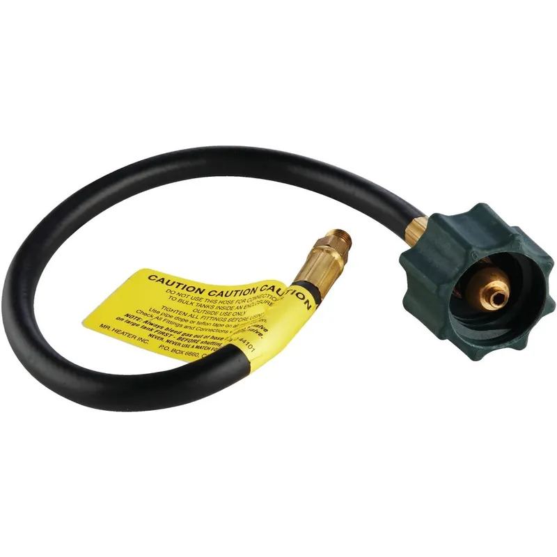 Mr Heater F271158-18 MR. HEATER 18 In. x 1/4 In. Inverted Male Flare x 3/8 In. Acme Nut LP Hose Assembly
