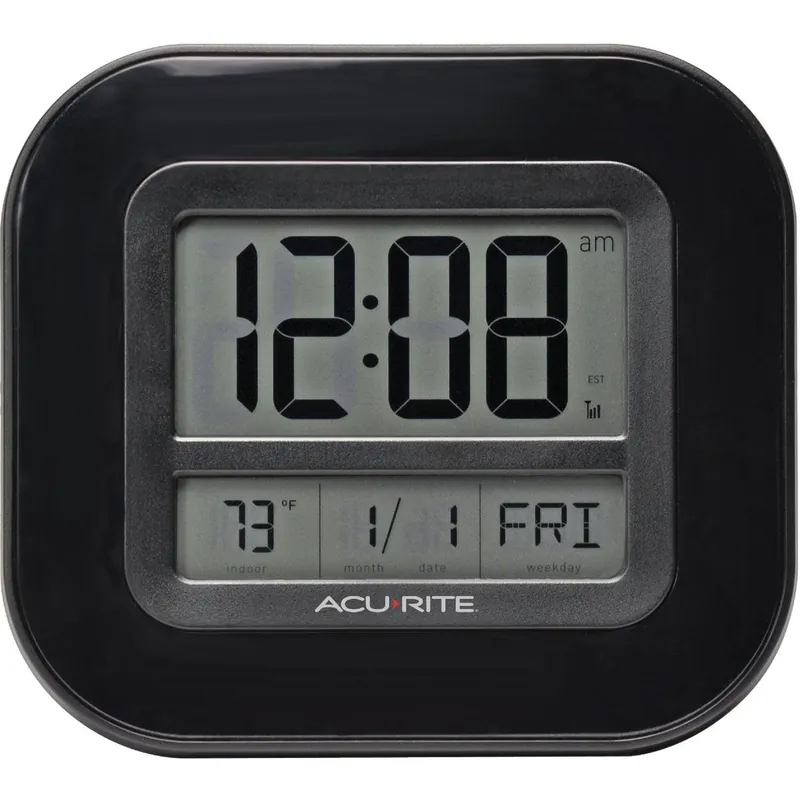 Acurite 75172 AcuRite Atomic Digital Wall Clock Each Replacement MPN