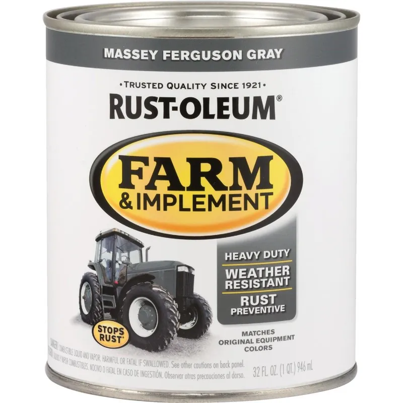 Rust-Oleum 280157 Massey Ferguson Gray Gloss Farm & Implement Enamel Each