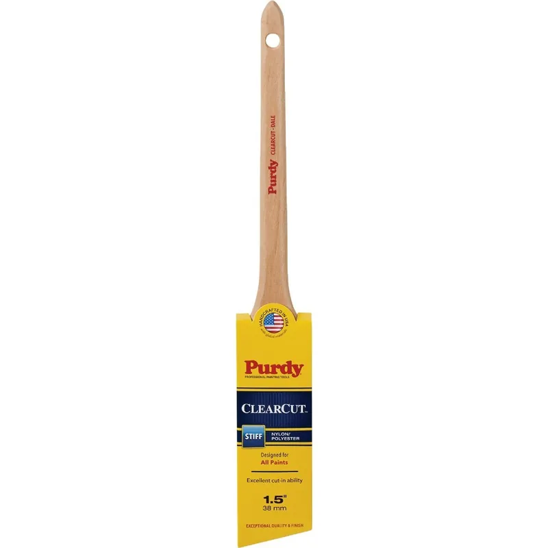 Purdy 144080115 Clearcut Dale 1-1/2 In. Angle Trim Stiff Paint Brush