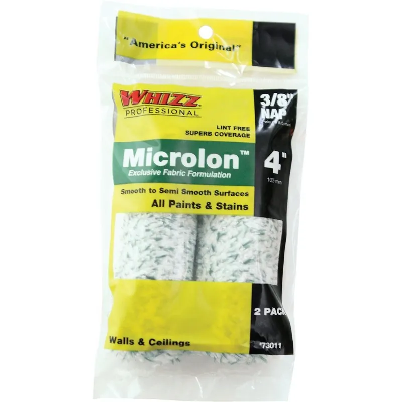 Whizz 73011 Microlon Specialty Roller Cover 4 In. x 3/8 In. (2-Pack)